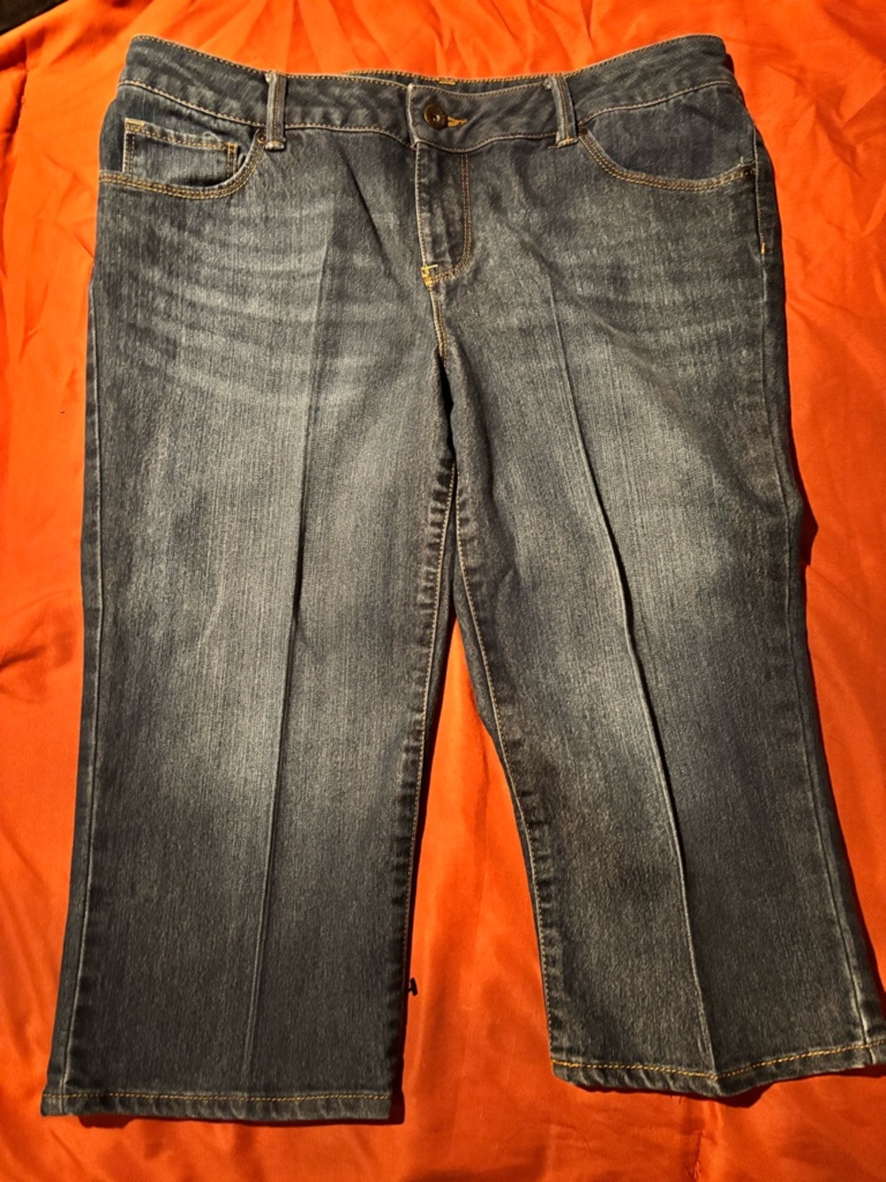 Sonoma Women's Dark Blue Denim Capris